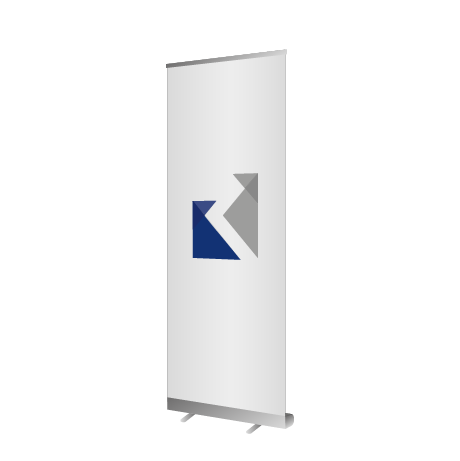 Roll-Up Budget | B 80 cm x H 200 cm | einseitig bedruckt